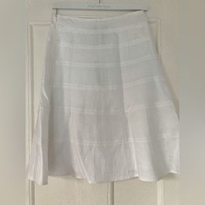 GEORGE NWT! Circa 2010 Linen like, midi skirt SZ 6